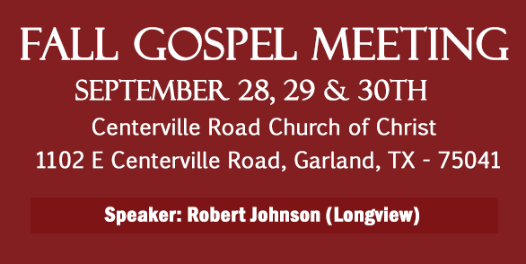 Centerville Fall Gospel Meeting
